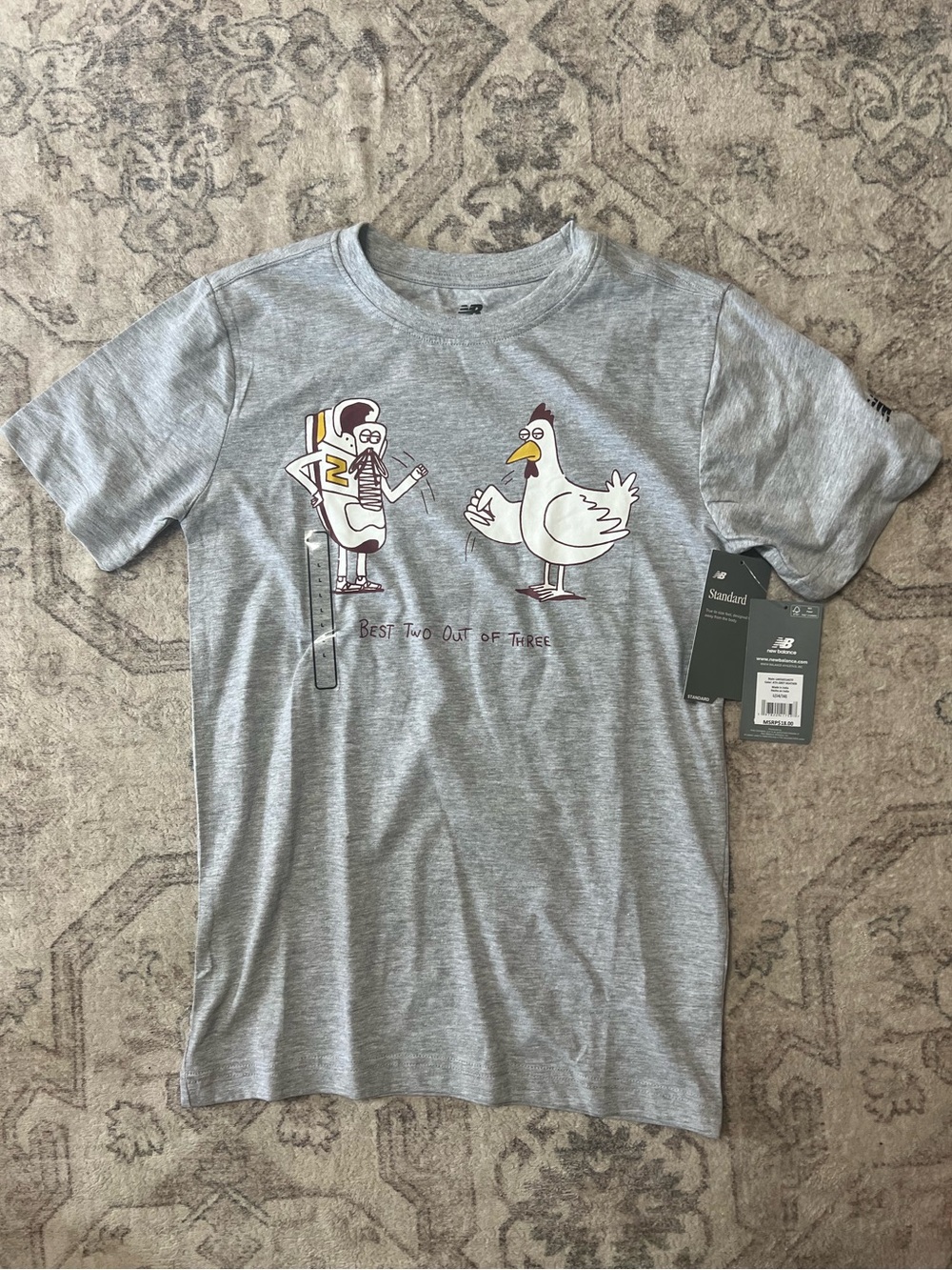 New balance best two out of three chicken tshirt